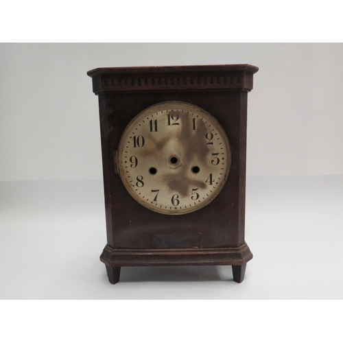 4419 - A wall clock and a mantel clock, both for restoration   (D)