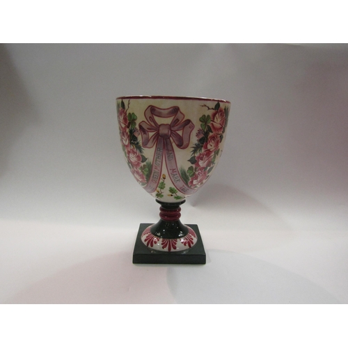 4282 - A Wemyss T. Goode & Co. 1980 Centenary Commemorative goblet, 127/500, boxed, 19cm tall