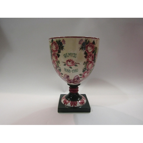 4282 - A Wemyss T. Goode & Co. 1980 Centenary Commemorative goblet, 127/500, boxed, 19cm tall