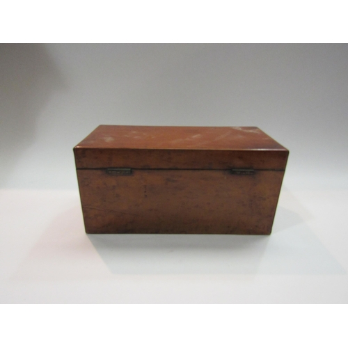 4303 - A 19th Century mahogany tea caddy, a/f    (R) £0