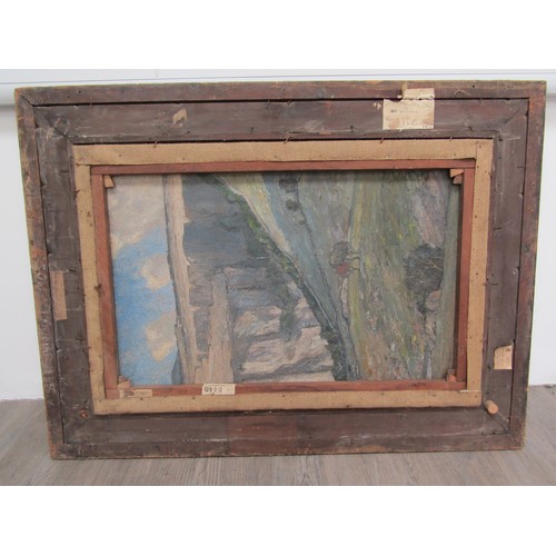 7012 - SIDNEY DENNANT-MOSS R.B.A (1884-1946) A large, framed oil on canvas ‘Bayswater Barcarolle’. Signed b... 