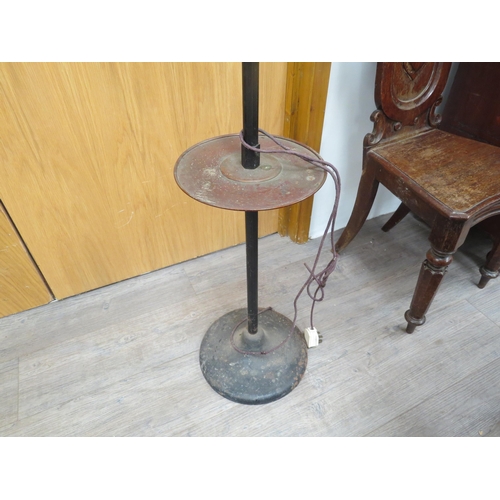 2041 - Circa 1920's A.F. Berry SunRay floor lamp/heater manufactured by Sunray Tricity, London with label t... 