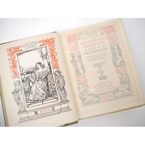 6095 - Robert Anning Bell (illustrated); Mrs Jameson: 'Shakespeare's Heroines', London, Dent, 1901, 44 illu... 
