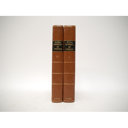 6318 - William Marshall: 'The Rural Economy of Norfolk: Comprising the Management of Landed Estates, and th... 