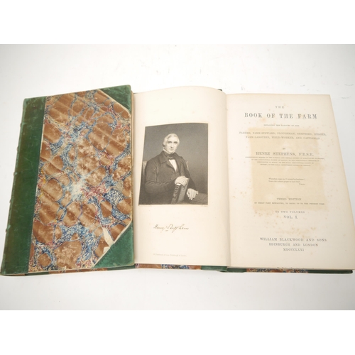 6319 - Henry Stephens: 'The Book of the Farm, detailing the labours of the farmer, farm-steward, ploughman,... 