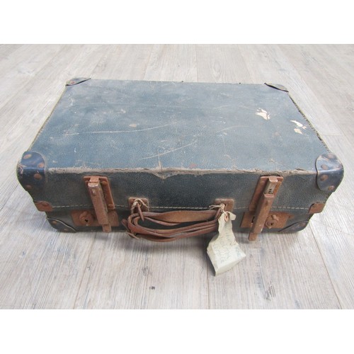 7027 - A small suitcase containing ephemera of Derek Exell, some of his diaries including his time at Great... 