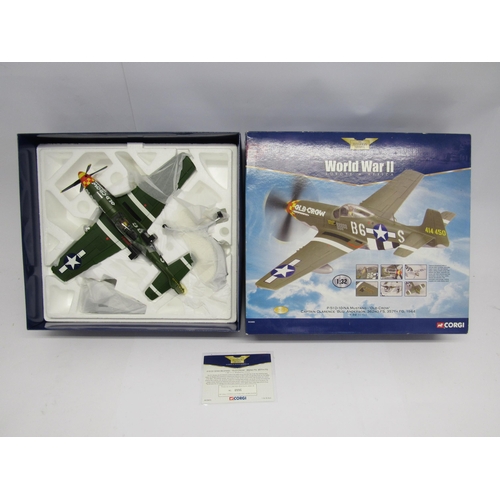 1182 - A boxed Corgi Aviation Archive 1:32 scale diecast AA34402 World War II Europe & Africa, P-51 D-10-NA... 