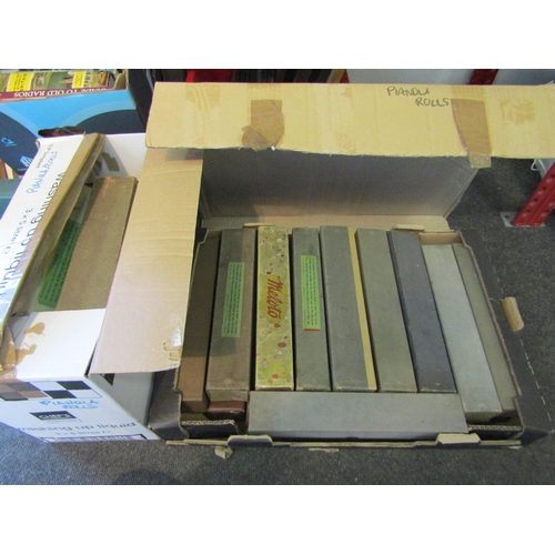 1205 - Two boxes containing a quantity of pianola rolls   (E)  £15-20