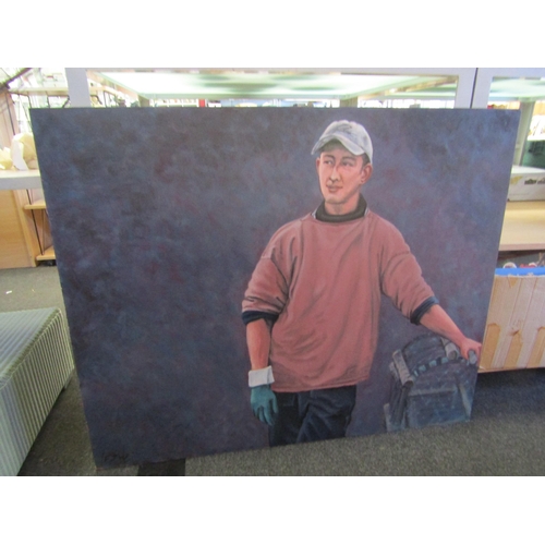 1227 - An oil on board 