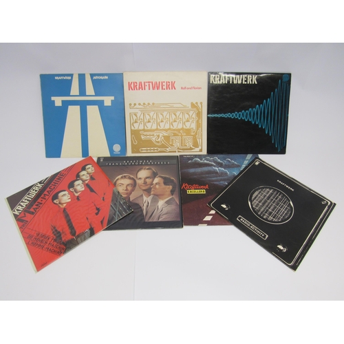 7001 - KRAFTWERK: A collection of seven LP's to include 'Kraftwerk' 2xLP combined UK release of the first t... 