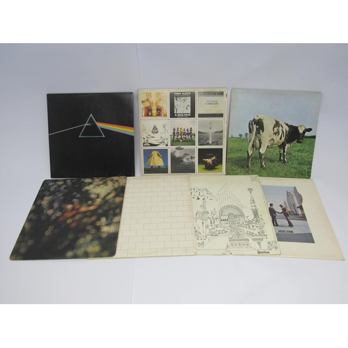 7069 - PINK FLOYD: Seven LP's to include 'The Dark Side Of The Moon' (SHVL 804), 'A Nice Pair' (SHDW 403), ... 