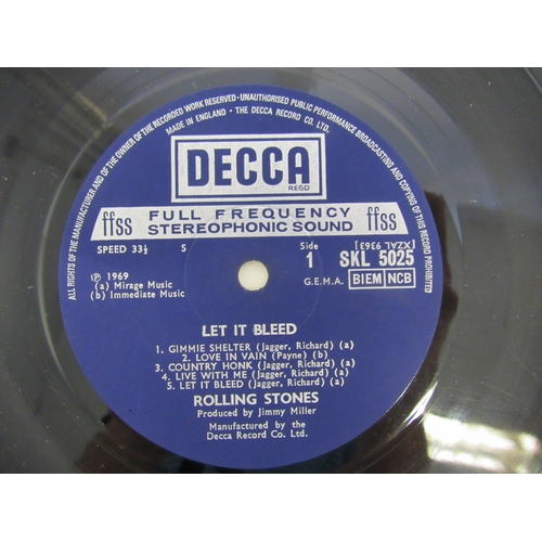 7062 - THE ROLLING STONES: Two LP's to include 'Let It Bleed' UK stereo pressing with poster and original p... 