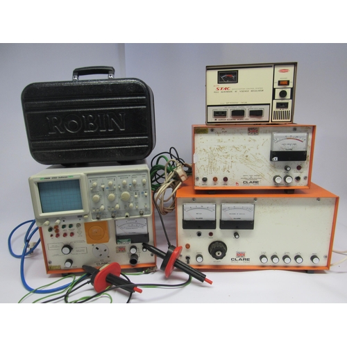 7392 - Assorted electrical testing equipment including Robin PT 100  Appliance Tester, Clare Flash Tester a... 