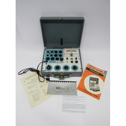 7459 - A B & K Dyna-Jet Model 606 Tube Tester with instruction manual