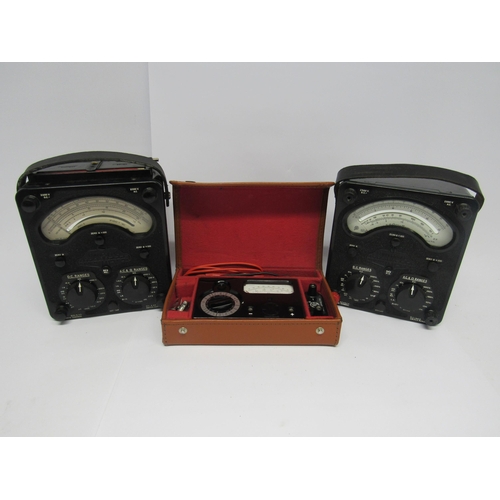 7388 - Two Universal Model 8 Avometers and a leather cased Avo Multiminor Mk5 (3)