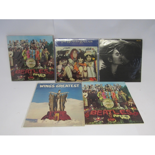 7134 - THE BEATLES: A collection of Beatles and related LP's to include 'Sgt. Pepper's Lonely Hearts Club B... 