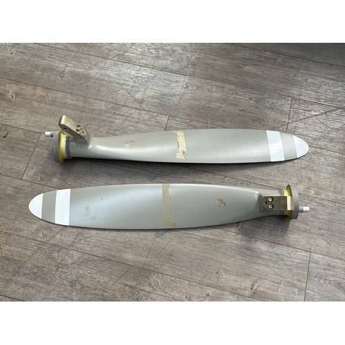 9003 - A matched pair of propeller blades, aircraft type and age unknown   (C)