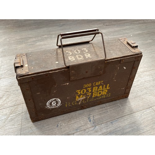 9011 - A .303 ammunition box