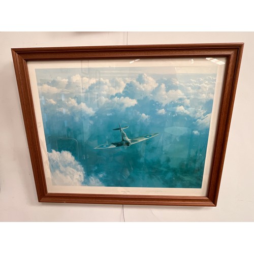 9035 - A print 'Evening Flight' after Gerald Coulson, signed by the artist to lower-right margin, framed an... 