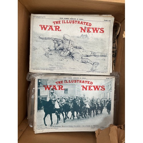 9125 - A collection of WWI 'Illustrated War News' publications