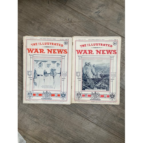 9125 - A collection of WWI 'Illustrated War News' publications