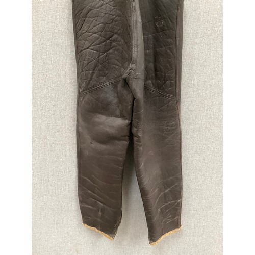 9079 - A pair of B1 sheepskin flying trousers by Perry Sportswear Co.   (C)