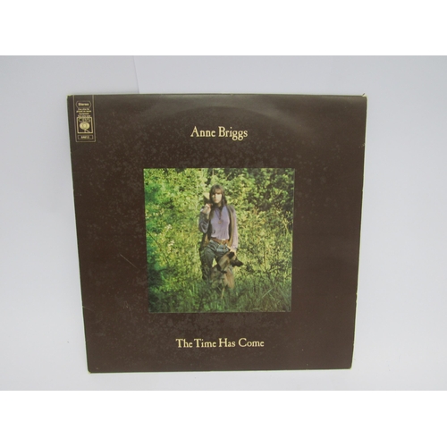 7130 - ANNE BRIGGS: 'The Time Has Come' folk LP, original 1971 UK pressing (CBS S 6412, vinyl VG+ with a fe... 