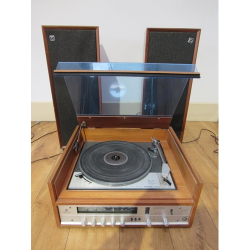 7369 - A Dynatron HFC 22 stereo system with Goldring Lenco GL75 stereo transcription turntable, with accomp... 