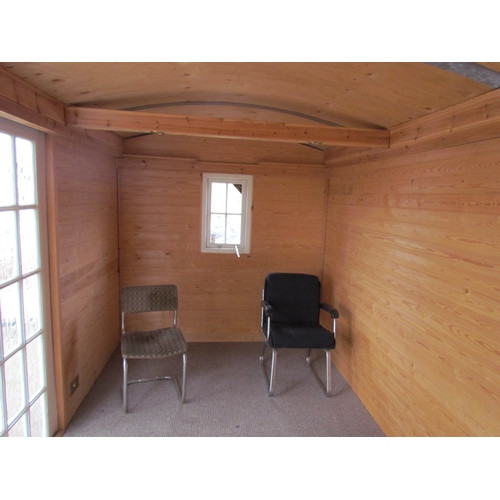 3526 - A home built shepherd's hut 15' x 7' approx., insulated with LED lights, etc.  DTI FAILURE: Please s... 