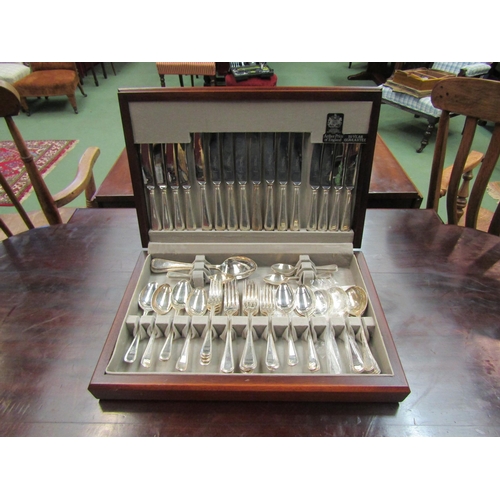 4102 - An Arthur Price canteen of cutlery, 8 place settings, one dessert fork missing