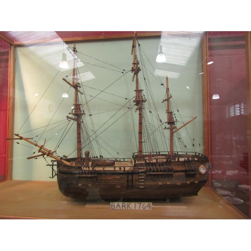 4121 - A scratch built model of sailing ship 