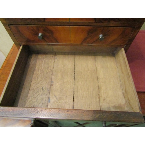 4188 - An apprentice chest of drawers on bracket feet, five drawers, 25cm x 30cm x 21cm