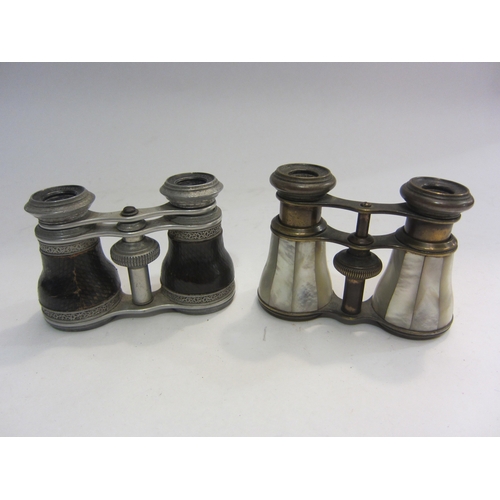 4326 - Two pairs of opera glasses including mother-of -pearl