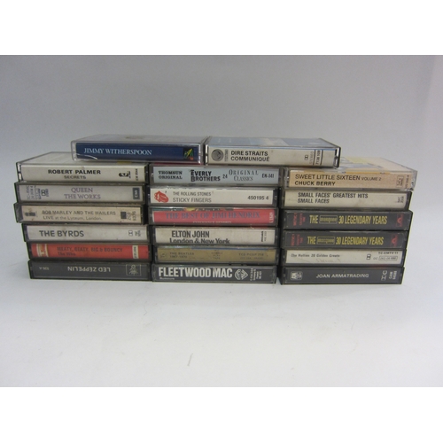 4344 - A collection of cassettes including Rolling Stones, Queen, etc