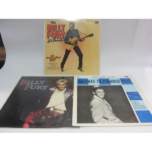 4361 - A collection of Billy Fury vinyl records, including 