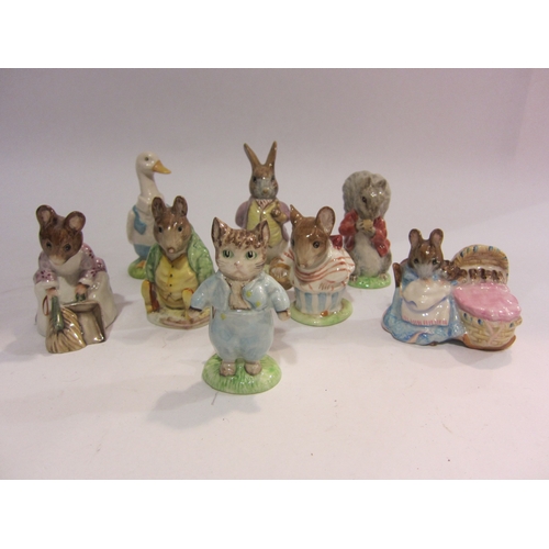 4377 - Eight Beswick and Royal Albert figures including Samuel Whiskers and Mr Drake Puddle-Duck (8)