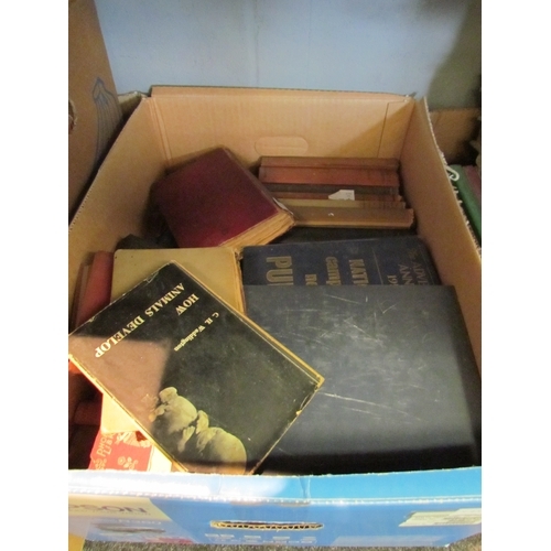 1413 - Two boxes of books including Shakespeare edited by Charles Knight Vols. 1-2, The Advertisers Annual ... 