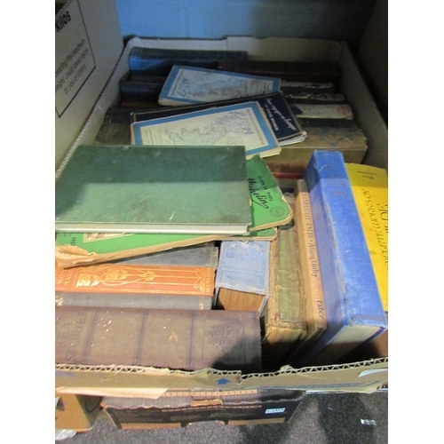 1426 - Two boxes of mostly early to mid 20th Century novels including Joseph Conrad, Norman J. Davidson, Pe... 