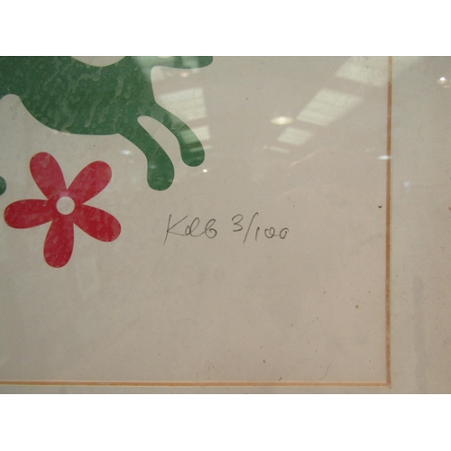 1117 - A framed and glazed limited edition print by Keith Greening, 'Joys of Spring'. Pencil monogram and N... 