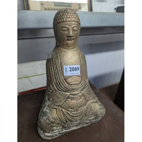 3460 - A composition seated Buddha     (E) £5-8