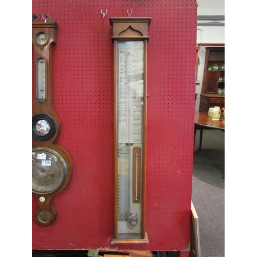 1062 - An Admiral Fitzroy barometer, 101cm tall