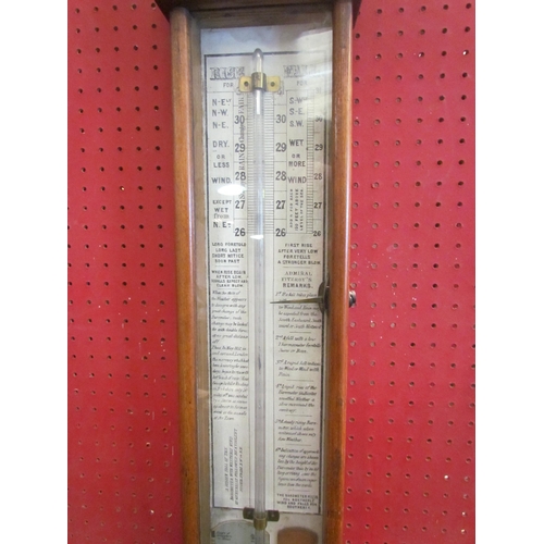 1062 - An Admiral Fitzroy barometer, 101cm tall