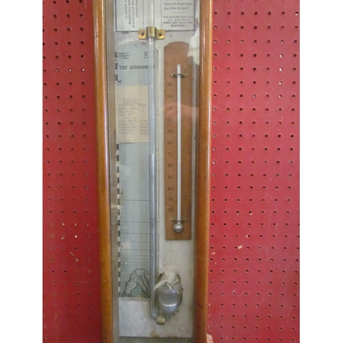 1062 - An Admiral Fitzroy barometer, 101cm tall