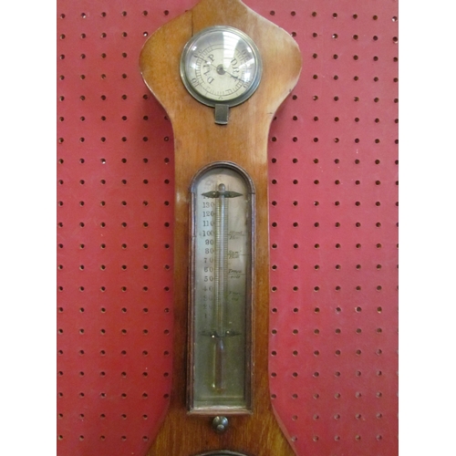 1066 - A Lickert of Norwich five dial barometer, mahogany cased