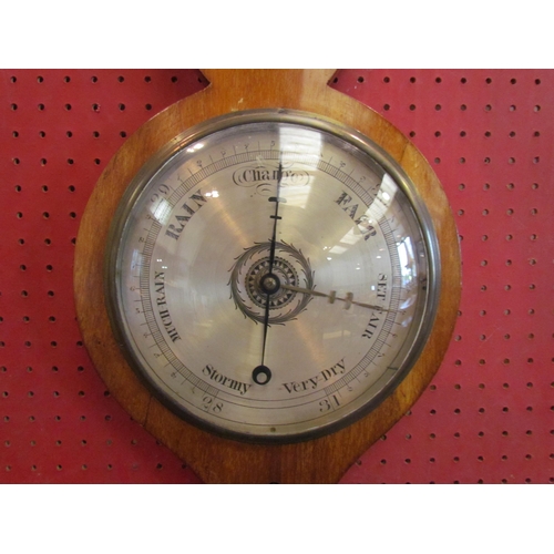 1066 - A Lickert of Norwich five dial barometer, mahogany cased