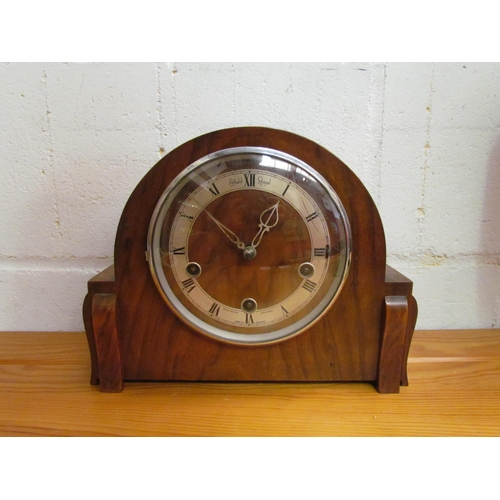 1109 - An Enfield Royal Westminster chime mantel clock with key