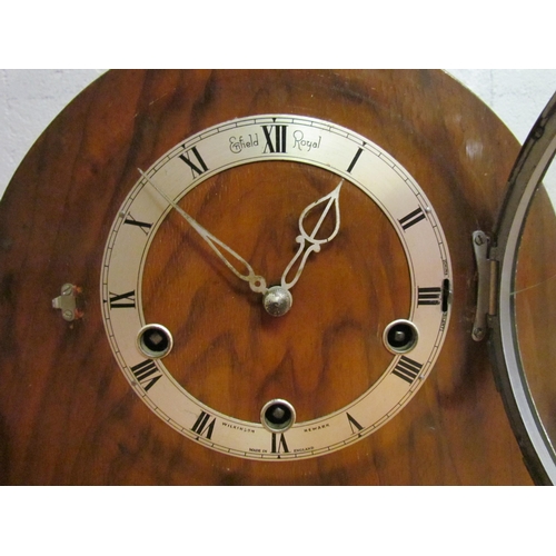 1109 - An Enfield Royal Westminster chime mantel clock with key