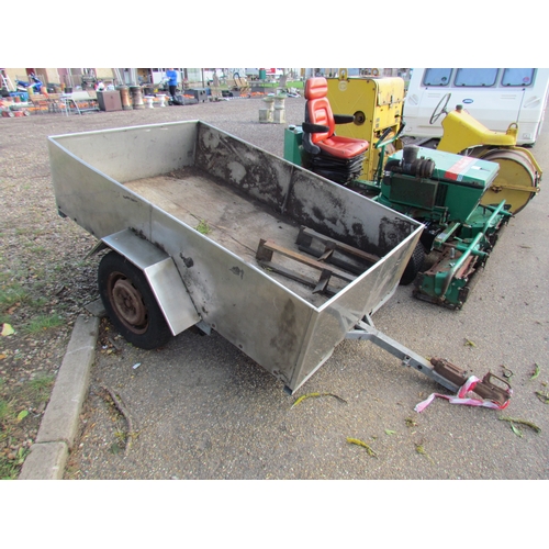 3481 - A two wheel trailer with side runner wheels     (R) £80