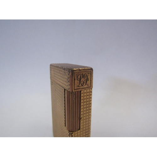 1287 - A gold plated Dupont lighter