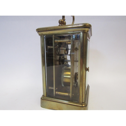 1326 - A brass carriage clock